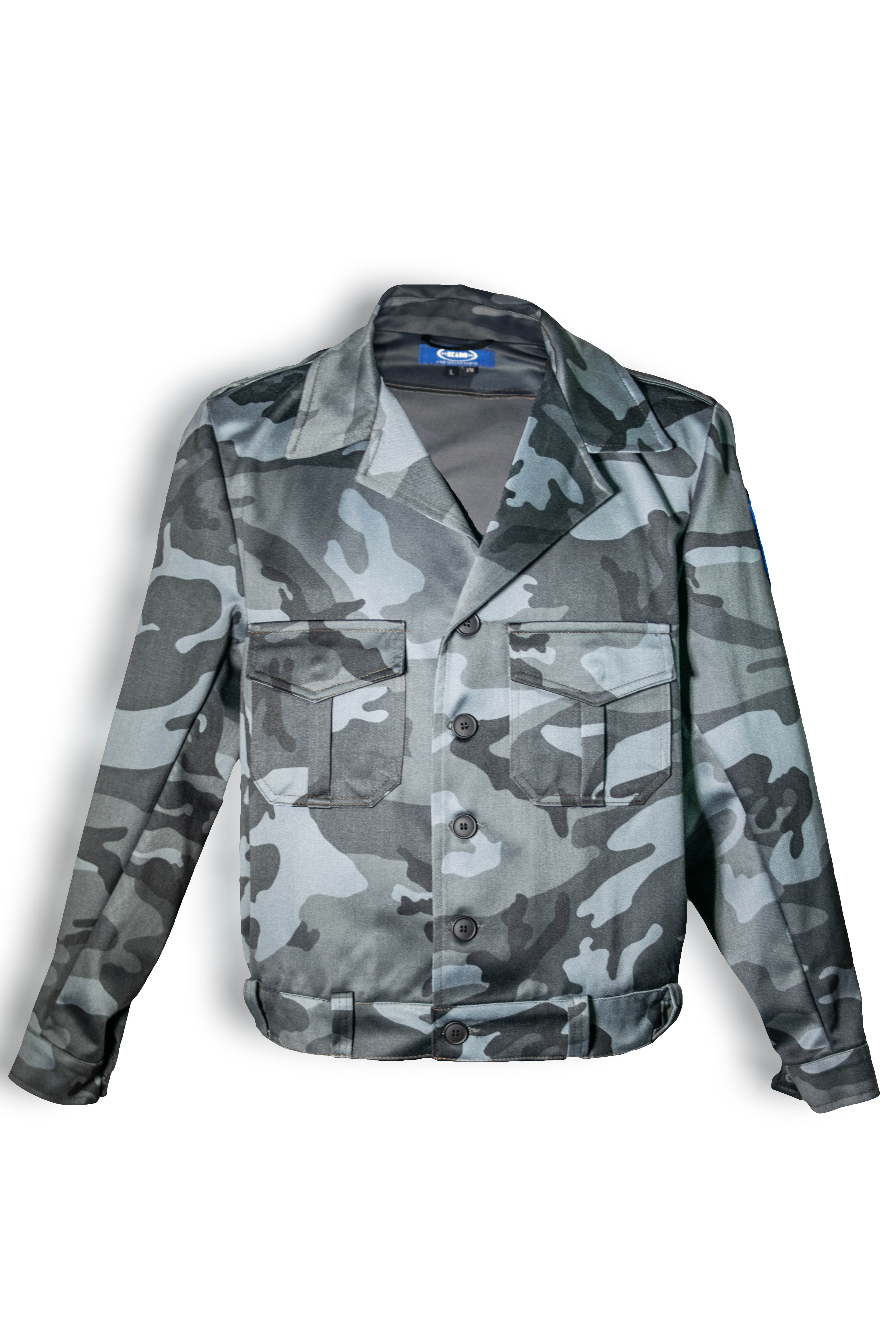 Uniform wzór nr 1 - 50% bawełna, 50% len, uszyto w Polsce